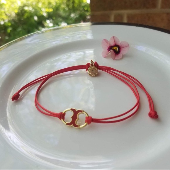 tory burch red string bracelet